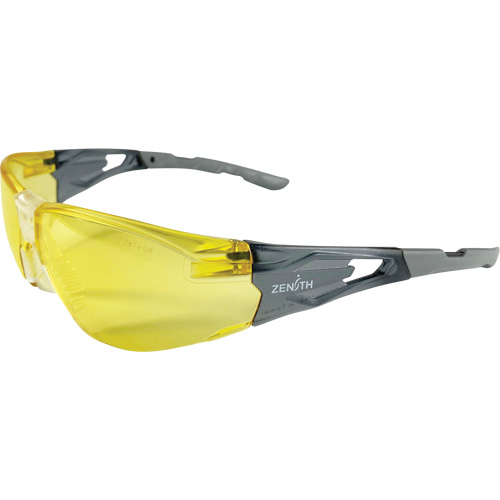 Z2900 Series Safety Glasses, Amber Lens, Anti-Scratch, ANSI Z87+/Meets/Exceeds CSA Z94.3 Stor-it Systems