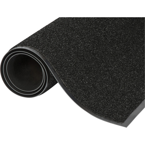 Tapis d'accueil Jasper, Grattoir, 4' x 6' x 5/16", Noir Stor-it Systems