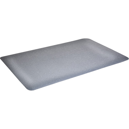 WD Foodmaster Anti-Microbial Mats, Smooth, 3' x 4' x 9/16", Grey, Nitrile/Rubber Stor-it Systems