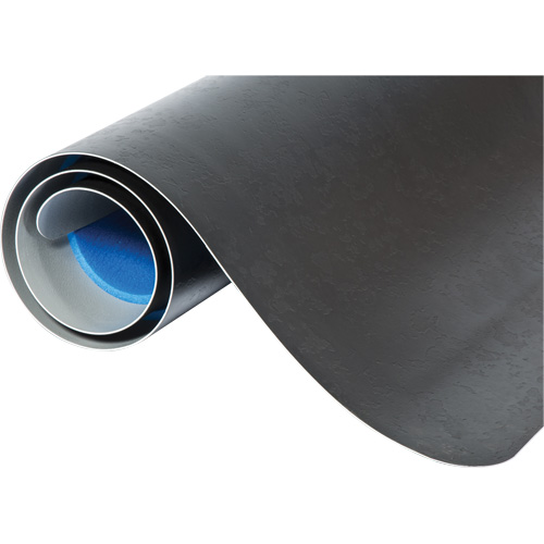 WD Elegance Anti-Microbial Mats, Smooth, 2' x 3' x 9/16", Black, Vinyl Stor-it Systems