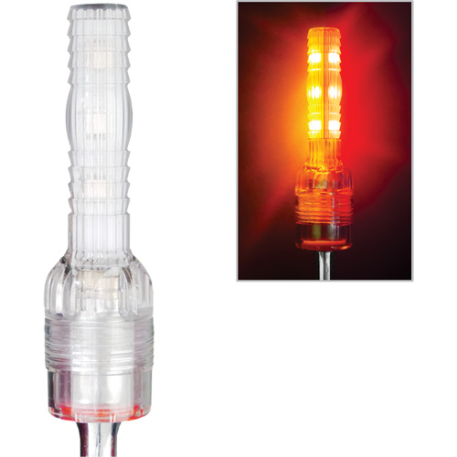 Tiges de s&eacute;curit&eacute; avec lumi&egrave;re DEL tr&egrave;s visibles Safety Whip Stor-it Systems