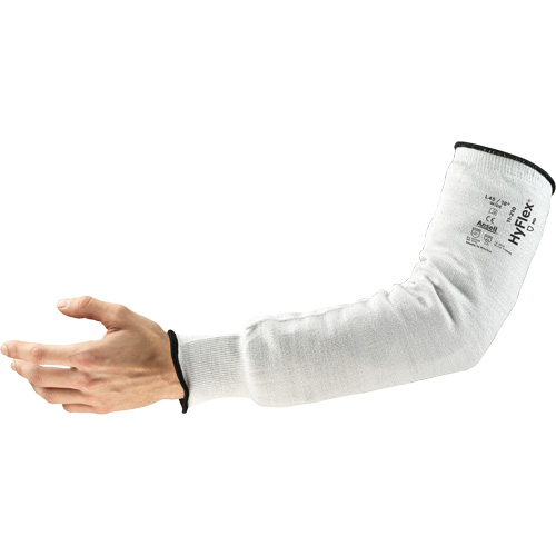 Manchon large r&eacute;sistant aux coupures HyFlex s&eacute;rie 11-210, Intercept, 18", ASTM ANSI niveau A2/EN 388 niveau 2, Gris Stor-it Systems