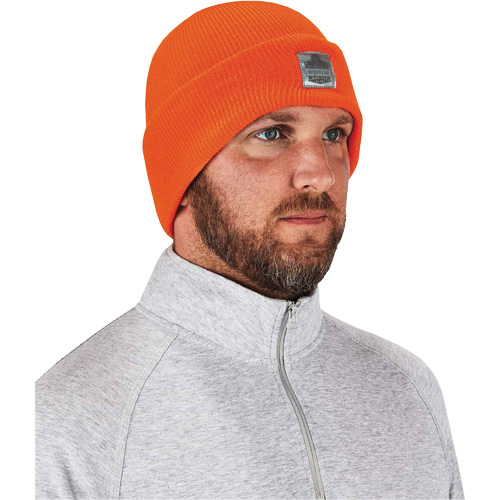 Bonnet en tricot c&ocirc;tel&eacute; N-Ferno, Taille unique, Orange Stor-it Systems