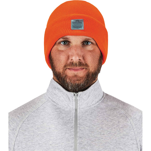 Bonnet en tricot c&ocirc;tel&eacute; N-Ferno, Taille unique, Orange Stor-it Systems