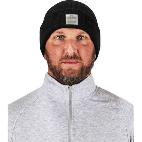 Bonnet en tricot c&ocirc;tel&eacute; N-Ferno, Taille unique, Noir Stor-it Systems
