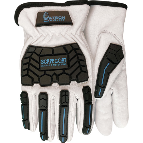 Scape Goat Insulated Impact Gloves, Small, Goatskin Palm, Slip-On Cuff Stor-it Systems