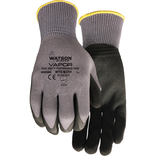 Gants enduits Stealth Vapour, Petit, R&ecirc;vetement Mousse de PVC, Calibre 15, Enveloppe en Nylon Stor-it Systems