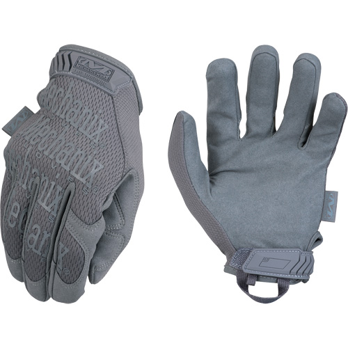 The Original&reg; Wolf Grey Work Gloves, Synthetic Palm, Size 8 Stor-it Systems