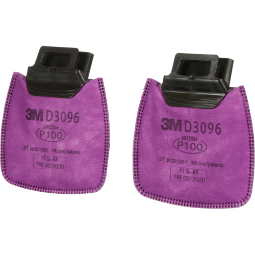 Filtre Secure Click, Filtre contre les particules avec suppresion de vapeurs nuisibles, Gaz acide/P100 Stor-it Systems