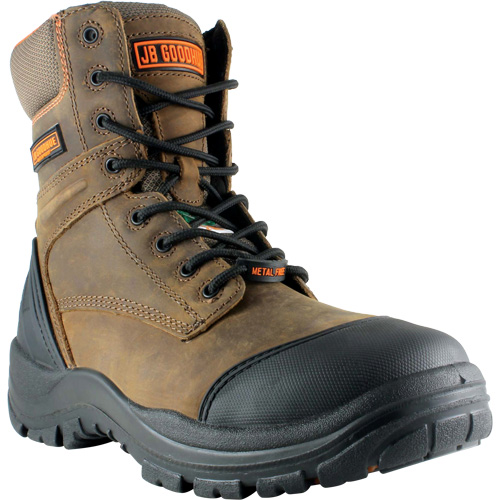 Bottes de travail Thrasher, Cuir, Taille 7-1/2, Imperm&eacute;able Stor-it Systems