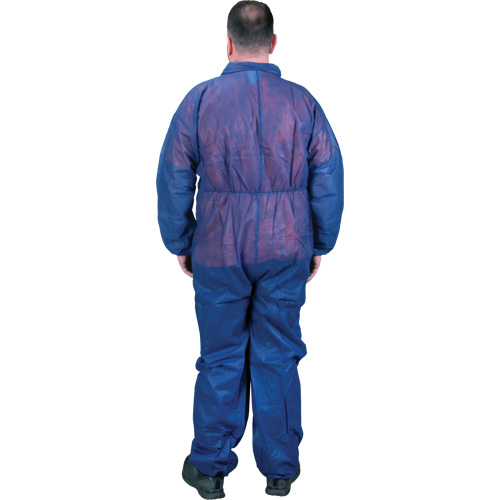 Coveralls, Medium, Blue, Polypropylene Stor-it Systems