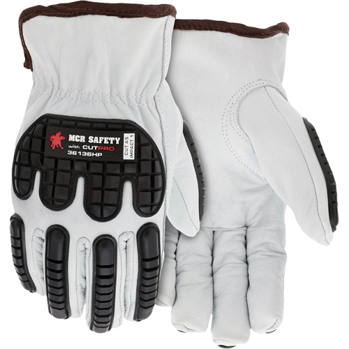 Gants de conducteur r&eacute;sistants &agrave; la coupure, Taille Grand, Enveloppe en PEHP, ASTM ANSI niveau A5 Stor-it Systems
