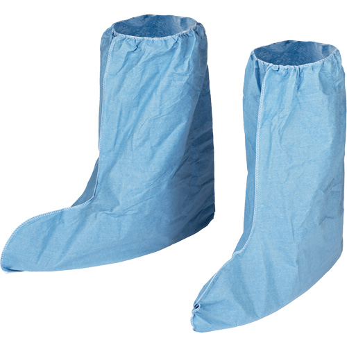Pyrolon&reg; Plus 2 Flame Resistant Boot Covers, X-Large, FR Treated Fabric, Blue Stor-it Systems
