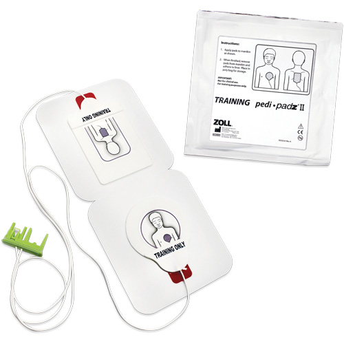 &eacute;lectrodes de formation Pedi Padz II, Zoll AED Plus Pour, Non m&eacute;dical Stor-it Systems