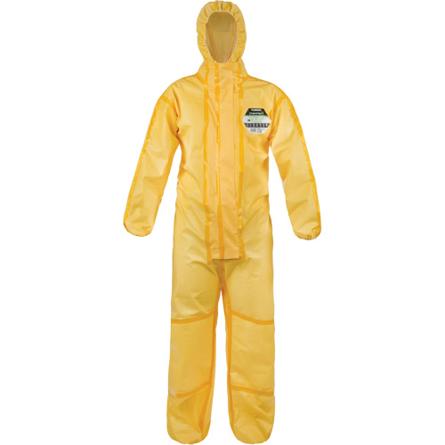 ChemMax&reg; 1 Coveralls, Polyethylene/Polypropylene, 4X-Large, Yellow Stor-it Systems