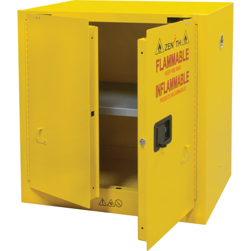 Flammable Storage Cabinet, 22 gal., 2 Door, 35" W x 35" H x 22" D Stor-it Systems