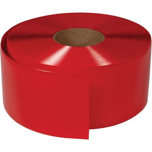 ArmorStripe&reg; Ultra Durable Floor Tape, 4" x 100', PVC, Red Stor-it Systems