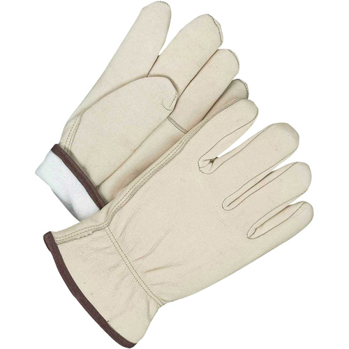 Gants de conducteur isol&eacute;s traditionnels, 13, Paume en Cuir fleur de vache, Thinsulate Stor-it Systems