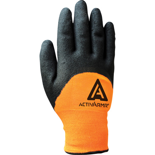 ActivArmr&reg; 97-011 Coated Gloves, Small, Nitrile Coating, 10 Gauge, Polyester Shell Stor-it Systems