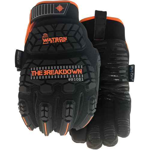 Gants de travail r&eacute;sistants aux coupures The Breakdown, Taille Petit, Enveloppe en Aramide/Polyester/Acier inoxydable, ASTM ANSI niveau A5 Stor-it Systems