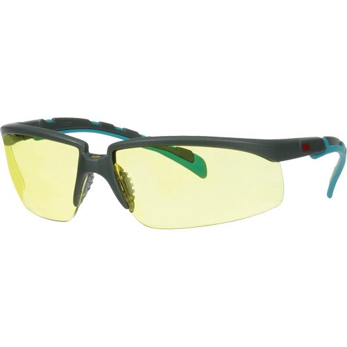 Solus 2000 Series Safety Glasses, Amber Lens, Anti-Fog/Anti-Scratch, ANSI Z87+ Stor-it Systems