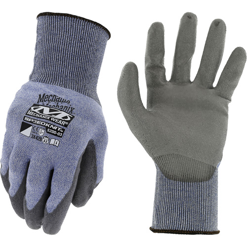 SpeedKnit B2 Cut-Resistant Gloves, Size Medium/8, 15 Gauge, Polyurethane Coated, HPPE Shell, ASTM ANSI Level A2/EN 388 Level B Stor-it Systems