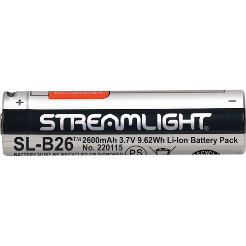 SL-B26&reg; Rechargeable USB Battery Pack, 18650, 3.7 V Stor-it Systems