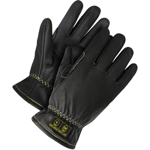 Gants r&eacute;sistants aux huiles Deny, 3T-Grand, Paume en Cuir fleur de ch&egrave;vre Stor-it Systems