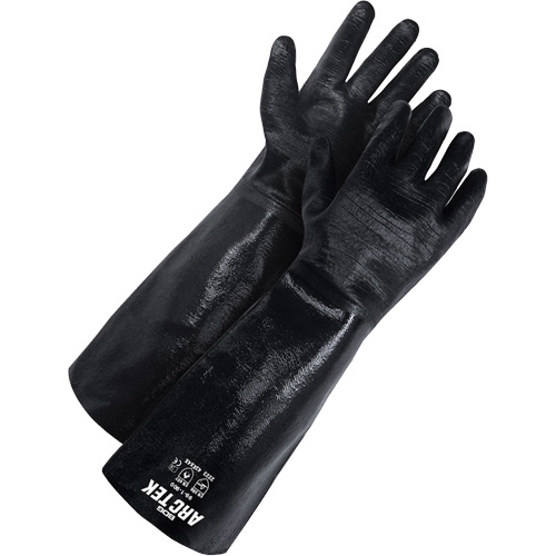 Gant enduit Arc Tek, Taille 10, 9" lo, N&eacute;opr&egrave;ne, Doublure en Jersey Stor-it Systems