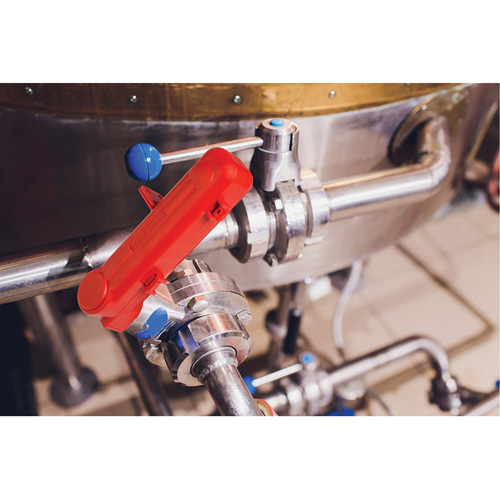 Dispositif de cadenassage pour poign&eacute;e de tirage, Type Papillon Stor-it Systems