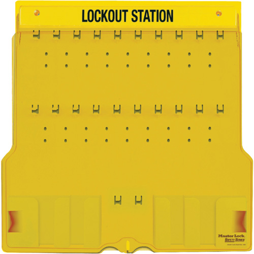 Trilingual Covered Lock Station, None Padlocks, 20 Padlock Capacity, Padlocks Not Included Stor-it Systems