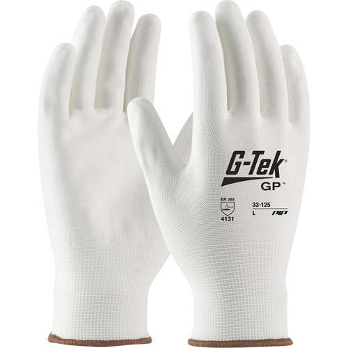 Gants enduits G-Tek GP, Petit, R&ecirc;vetement Polyur&eacute;thane, Calibre 13, Enveloppe en Nylon Stor-it Systems