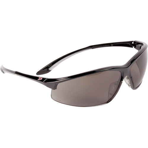 Dynamic Hummingbird Semi-Rimless Safety Glasses, Smoke Lens, Anti-Fog, ANSI Z87+/Meets/Exceeds CSA Z94.3 Stor-it Systems