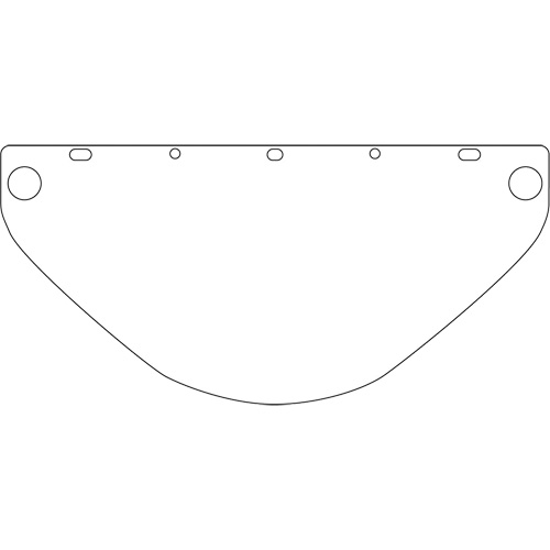 Dynamic Universal Fit Safety Visor, Polycarbonate, Clear Tint Stor-it Systems