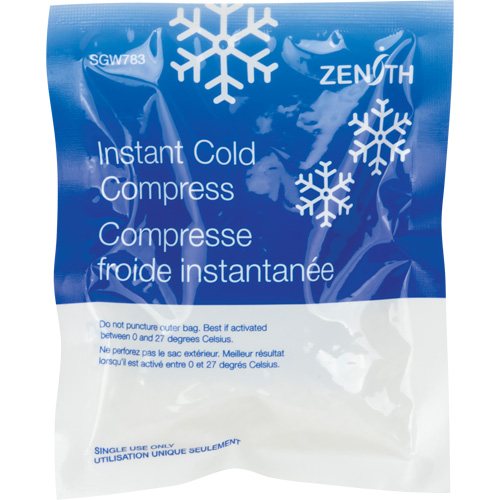 Instant Compress, Cold, Single Use, 5" x 6" Stor-it Systems