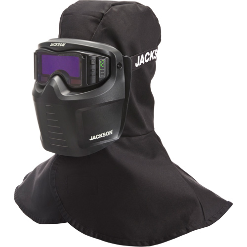 Masque de soudage Rebel ADF, 3,5" lo x 1,3" la Champ de vision, Teinte 3/5-12, Noir Stor-it Systems