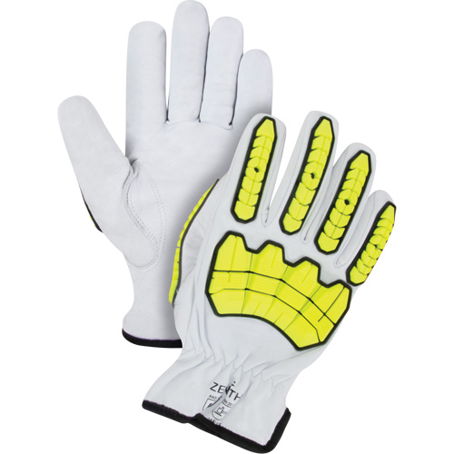 Gants r&eacute;sistants aux coupures et aux chocs, Petit, Paume en Ch&egrave;vre, Poignet Conducteur Stor-it Systems