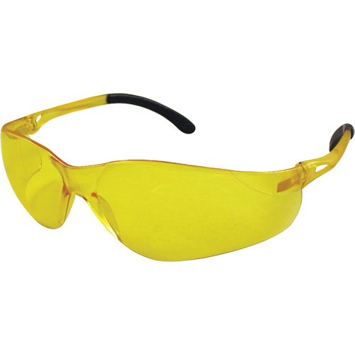 Lunettes de s&eacute;curit&eacute; Sen-Tec, Lentille Ambr&eacute;e, Anti-&eacute;gratignures, R&eacute;pond ou surpasse la norme CSA Z94.3 Stor-it Systems