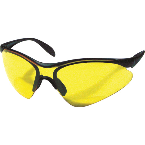 Lunettes de s&eacute;curit&eacute; Miranda, Lentille Jaune, Anti-&eacute;gratignures, R&eacute;pond ou surpasse la norme CSA Z94.3 Stor-it Systems
