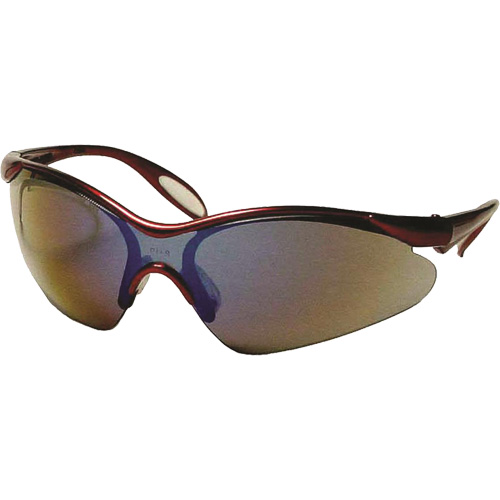 Miranda Safety Glasses, Blue Mirror Lens, Anti-Scratch, Meets/Exceeds CSA Z94.3 Stor-it Systems