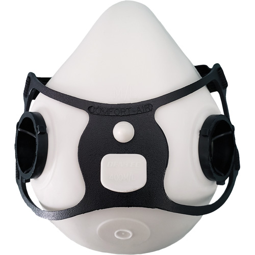 Comfort-Air&reg; 400Nx Half Mask without Exhalation Valve, Elastomer/Rubber, Medium/Large Stor-it Systems