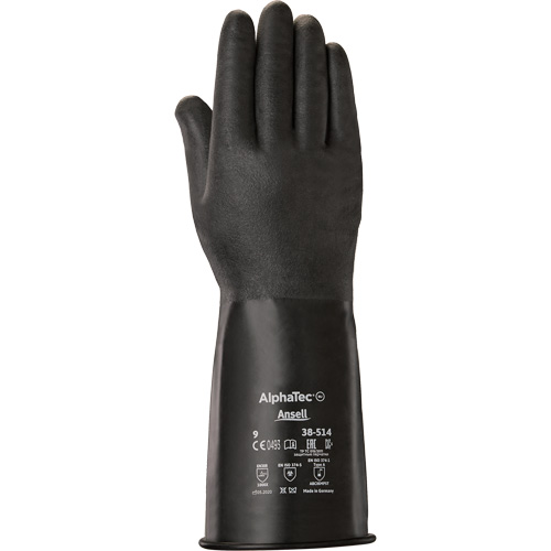 Gants AlphaTec 38-514, Taille 7, 14" lo, Caoutchouc butyle, 14 mils Stor-it Systems