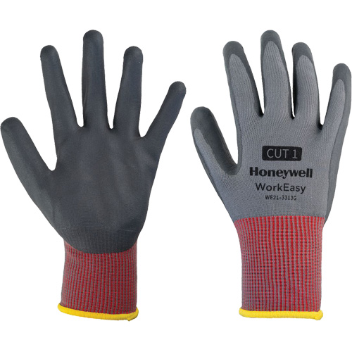 Gants de protection contre les coupures WorkEasy, Taille 6/T-petit, Calibre 13, Rev&ecirc;tement Mousse de nitrile, Enveloppe en Polyester, EN 388 niveau 1 Stor-it Systems