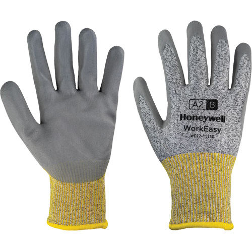 Gants de protection contre les coupures WorkEasy, Taille 6/T-petit, Calibre 13, Rev&ecirc;tement Polyur&eacute;thane, Enveloppe en PEHP/Fibre de verre, ASTM ANSI niveau A2/EN 388 niveau B Stor-it Systems