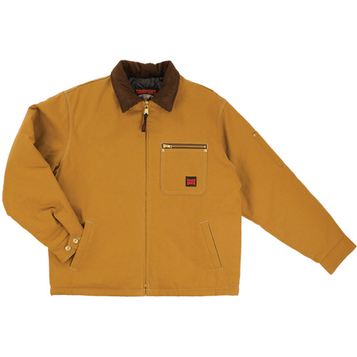 Veste de travail en toile lourde, Hommes, Moyen (grande taille), Brun Stor-it Systems