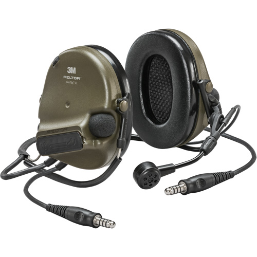 Peltor ComTac VI NIB Dual Lead Headset, Neckband Style, 22 dB Stor-it Systems