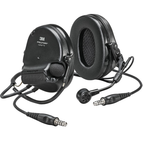 Peltor ComTac VI NIB Dual Lead Headset, Neckband Style, 22 dB Stor-it Systems