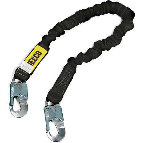 Longe r&eacute;sistant &agrave; larc &eacute;lectrique, 6', Point d'ancrage &agrave; Mousqueton verrouillable, Mousqueton verrouillable aux jambes, Nylon Stor-it Systems