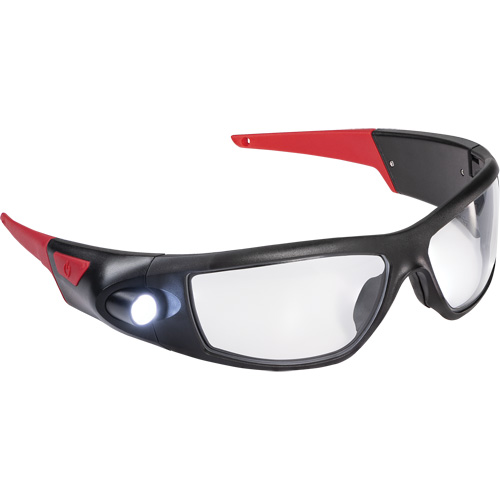 Lunettes de s&eacute;curit&eacute; &agrave; faisceau d'inspection rechargeable SPG400, Lentille Transparent, ANSI Z87+ Stor-it Systems