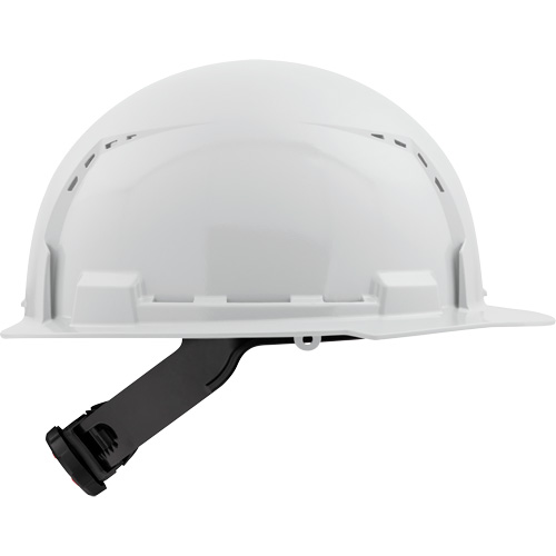 Casque de s&eacute;curit&eacute; &agrave; bordure avant, R&eacute;pond aux normes CSA type 1, Suspension Rochet, Ventil&eacute; Stor-it Systems